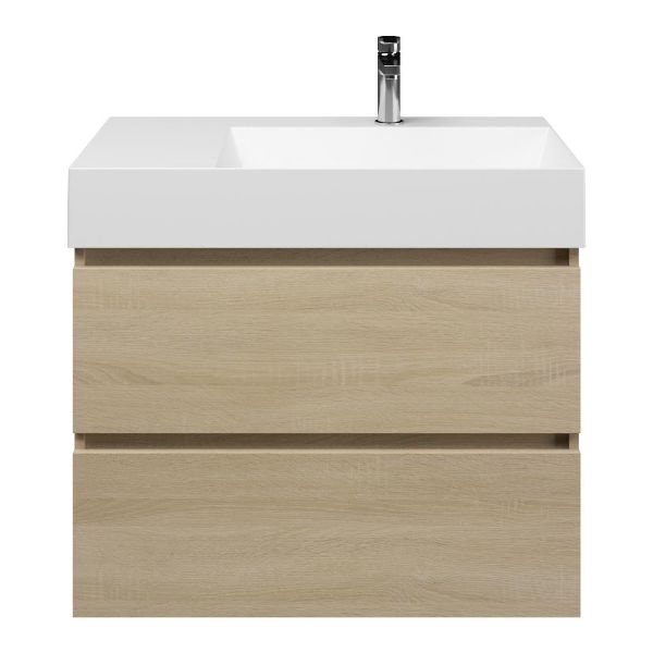 Elena badmeubel 80 cm eiken licht