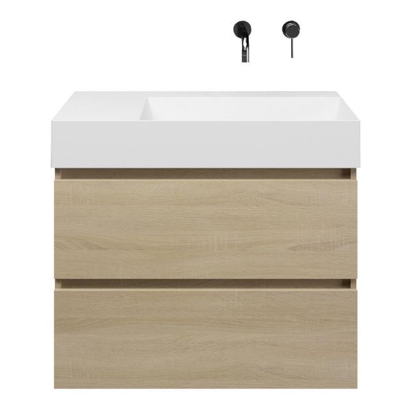 Elena badmeubel 80 cm eiken licht