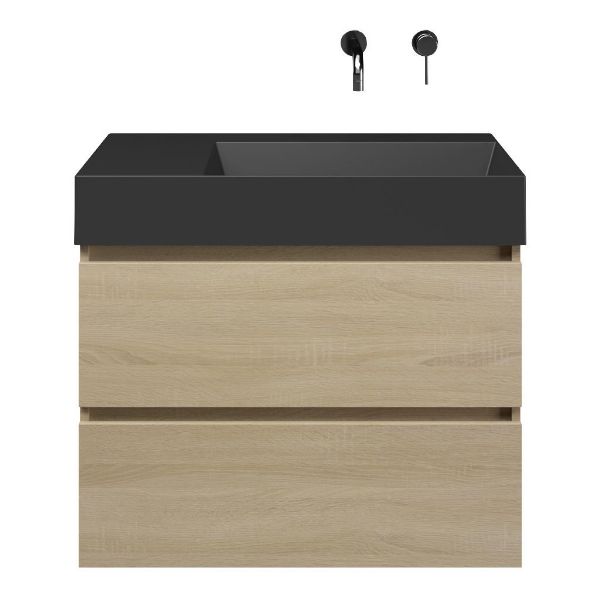 Elena badmeubel 80 cm eiken licht