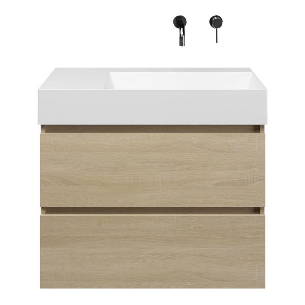 Elena badmeubel 80 cm eiken licht