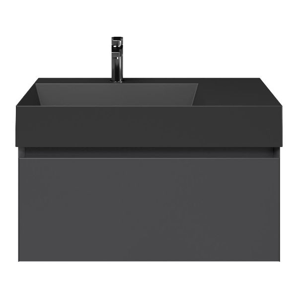 Solo badmeubel 80 cm antraciet mat