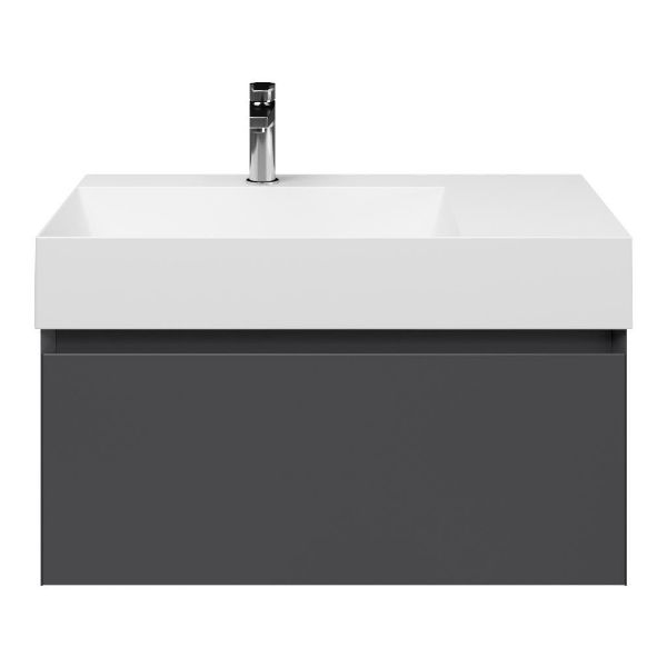 Solo badmeubel 80 cm antraciet mat
