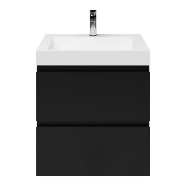 Gisella badmeubel 60 cm zwart mat