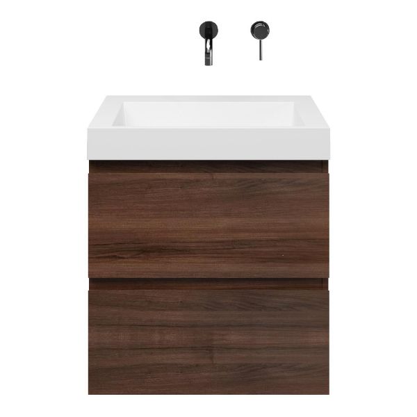 Gisella badmeubel 60 cm walnoot