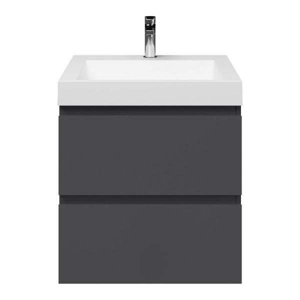 Gisella badmeubel 60 cm antraciet mat