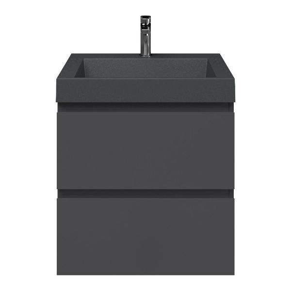 Gisella badmeubel 60 cm antraciet mat