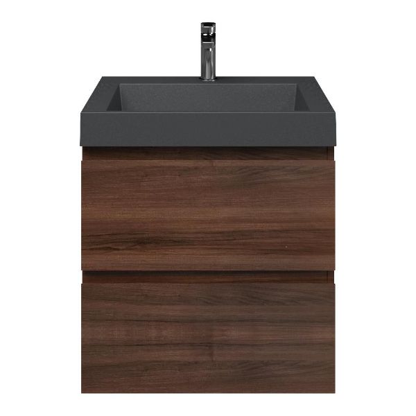 Gisella badmeubel 60 cm walnoot