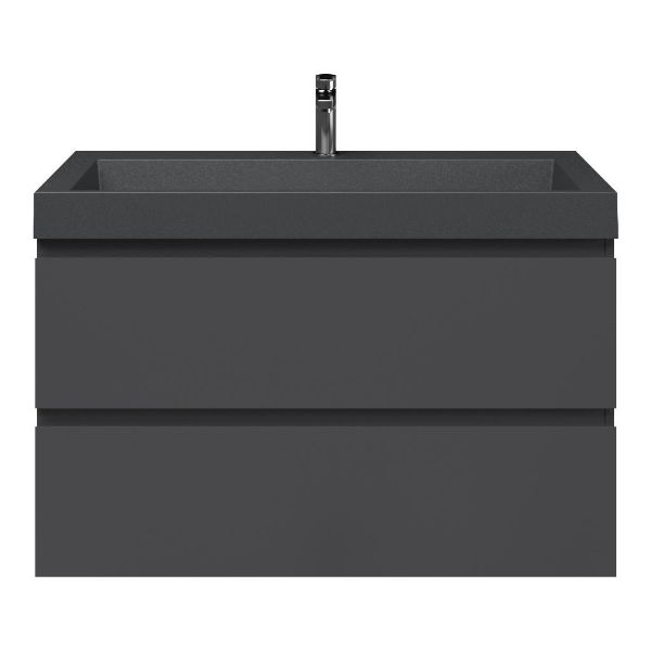 Gisella badmeubel 100 cm antraciet mat