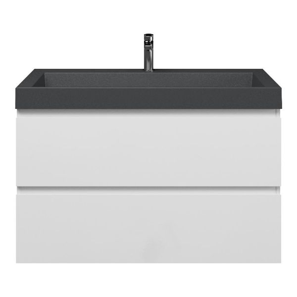 Gisella badmeubel 100 cm wit hoogglans