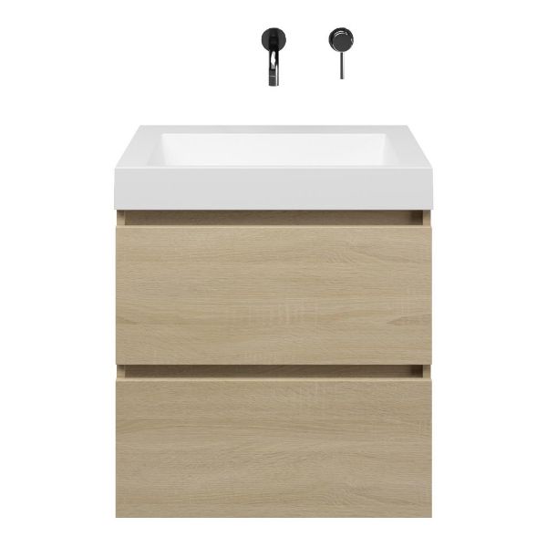 Elena badmeubel 60 cm eiken licht