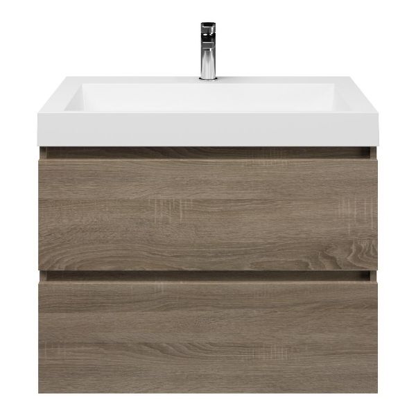Elena badmeubel 80 cm eiken donker