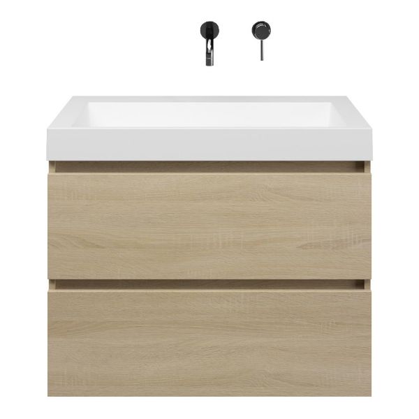 Elena badmeubel 80 cm eiken licht
