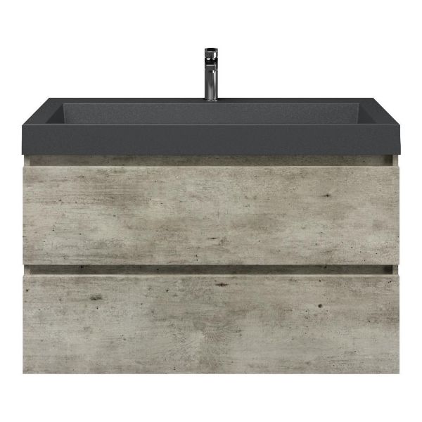 Elena badmeubel 100 cm steigerhout licht grijs