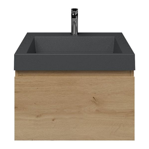 Solo badmeubel 60 cm eiken natuur