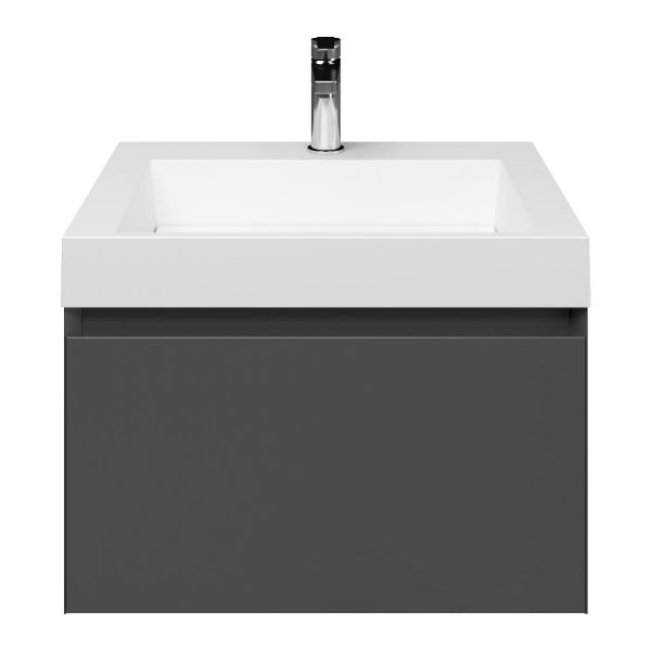 Solo badmeubel 60 cm antraciet mat