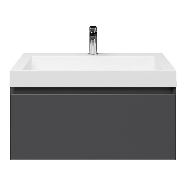 Solo badmeubel 80 cm antraciet mat