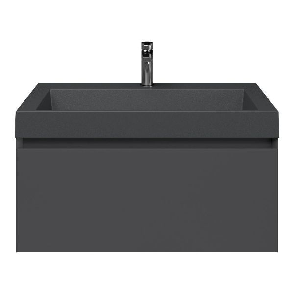 Solo badmeubel 80 cm antraciet mat