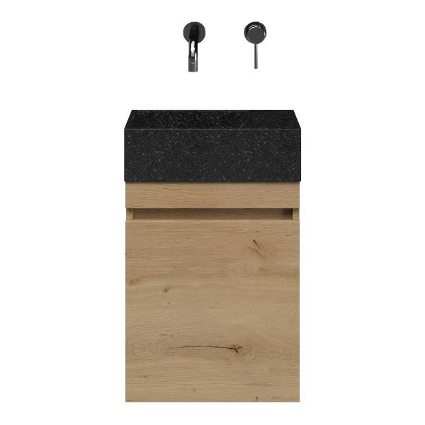 Bona fonteinmeubel 40 cm natuur eiken