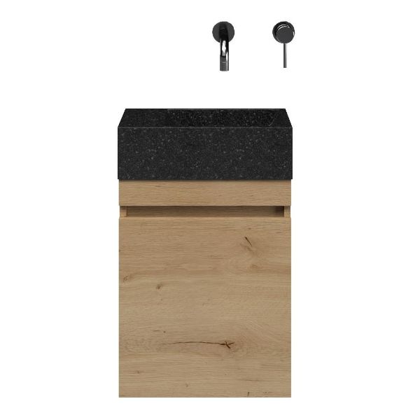 Bona fonteinmeubel 40 cm natuur eiken