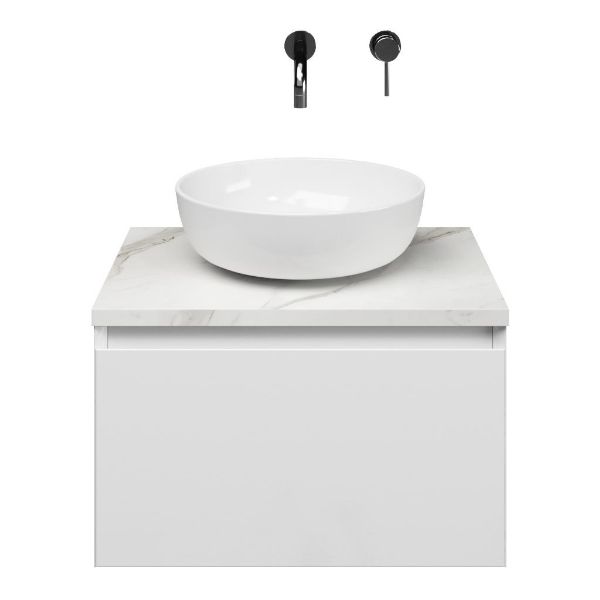 Solo badmeubel 60 cm wit hoogglans