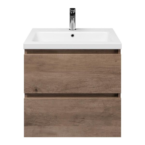 Gia badmeubel 60 cm allicante eiken