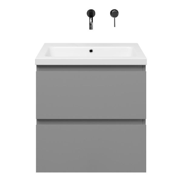 Gisella badmeubel 60 cm licht grijs