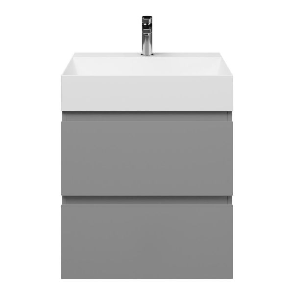 Gisella badmeubel 60 cm licht grijs