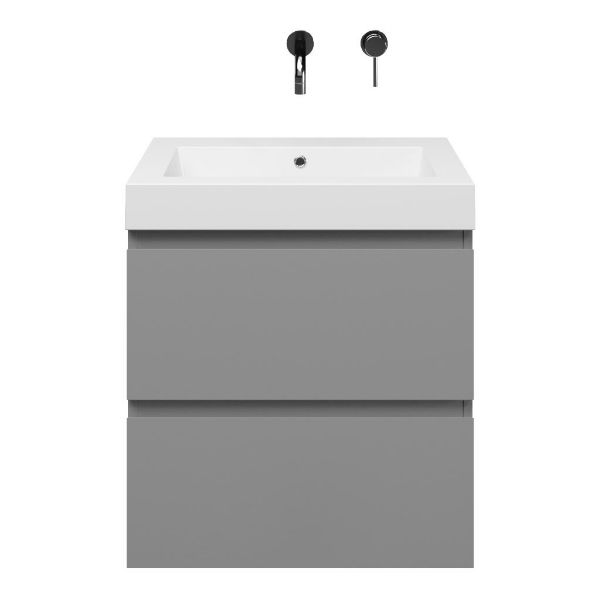 Gisella badmeubel 60 cm licht grijs