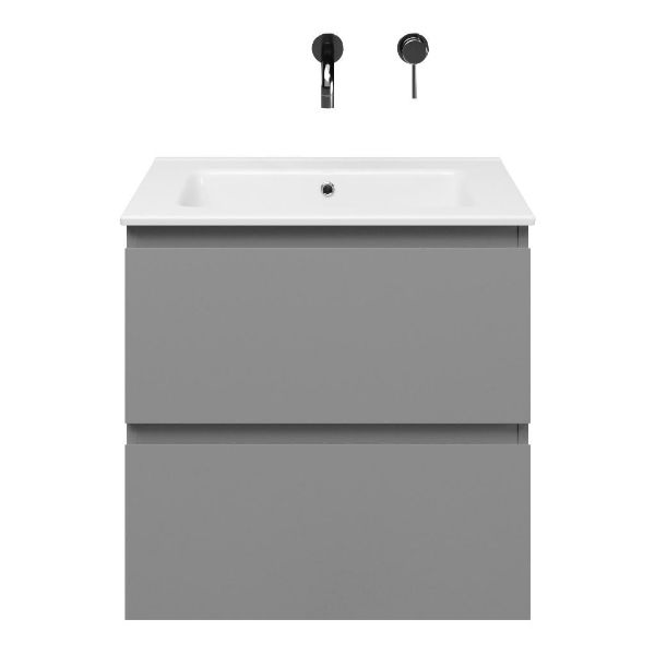 Gisella badmeubel 60 cm licht grijs