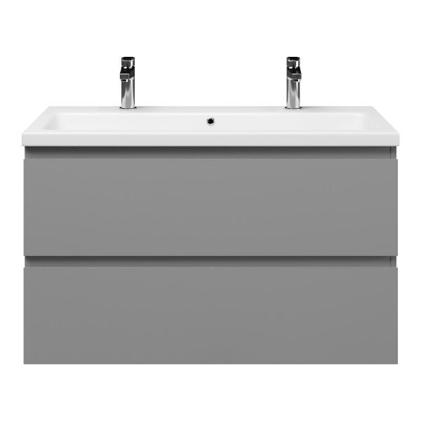 Gisella badmeubel 100 cm licht grijs