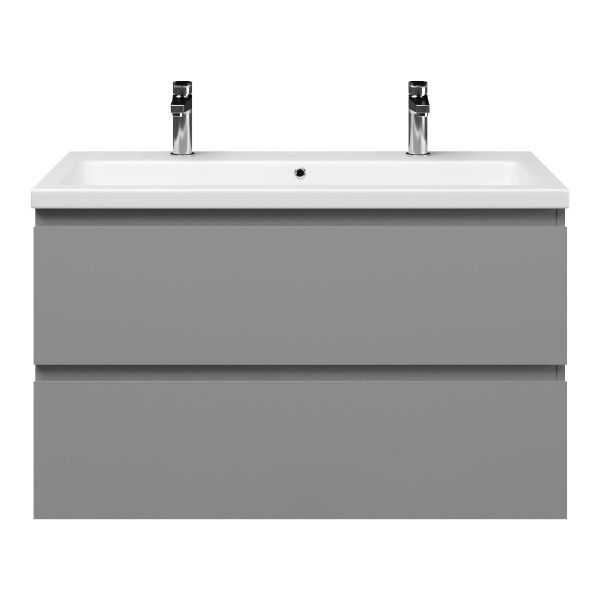Gisella badmeubel 100 cm licht grijs