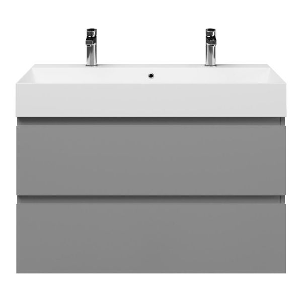 Gisella badmeubel 100 cm licht grijs