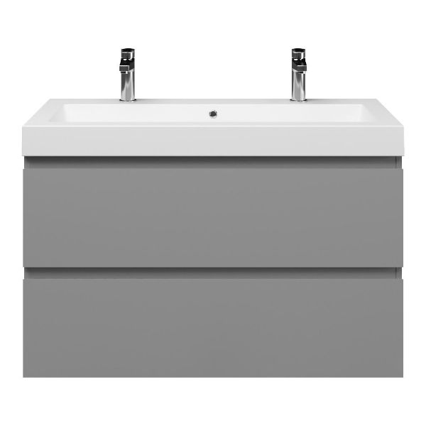 Gisella badmeubel 100 cm licht grijs