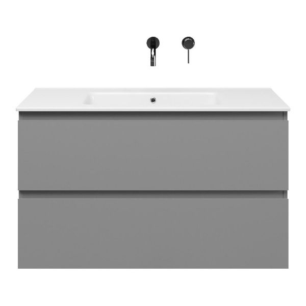 Gisella badmeubel 100 cm licht grijs