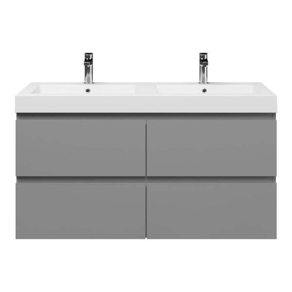 Gisella badmeubel 120 cm licht grijs