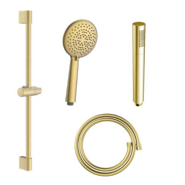 Slide glijstangset 70 cm goud