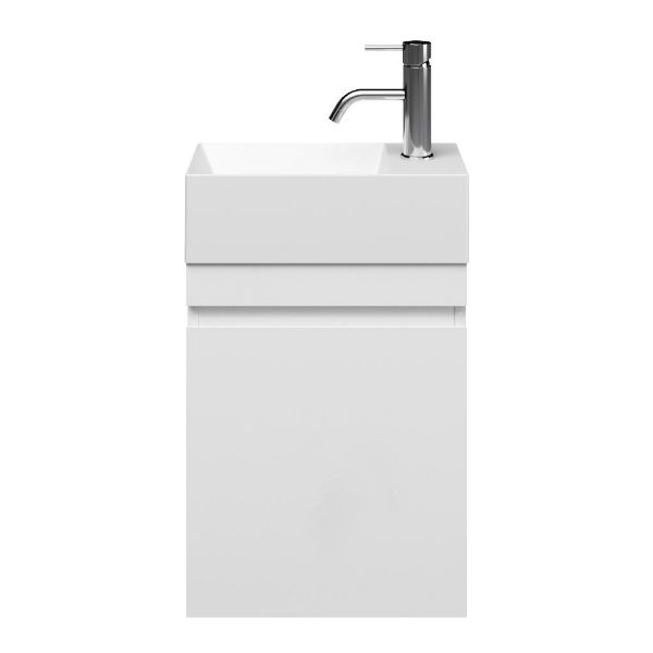 Bona fonteinmeubel 40 cm hoogglans wit