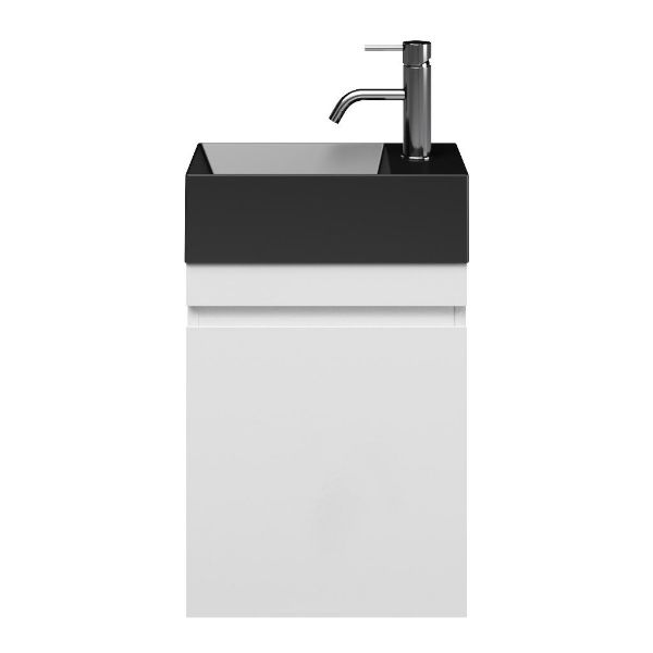 Bona fonteinmeubel 40 cm hoogglans wit