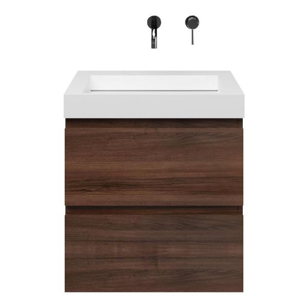 Gisella badmeubel 60 cm walnoot