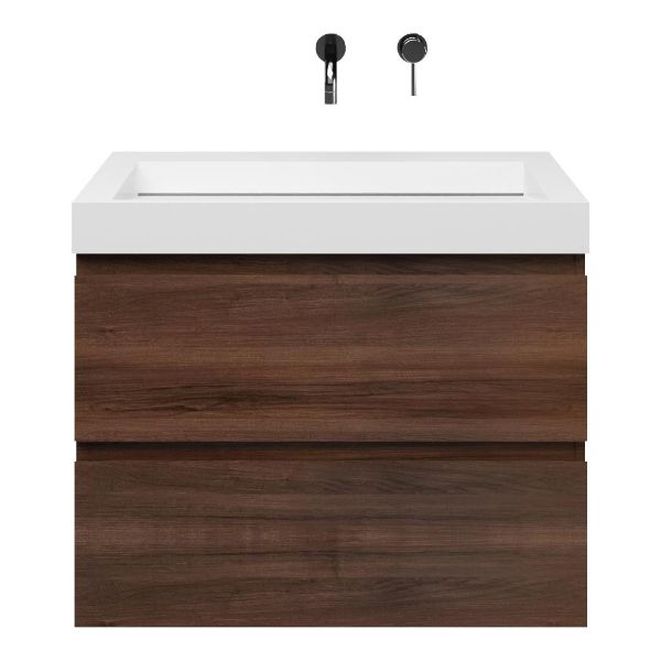 Gisella badmeubel 80 cm walnoot