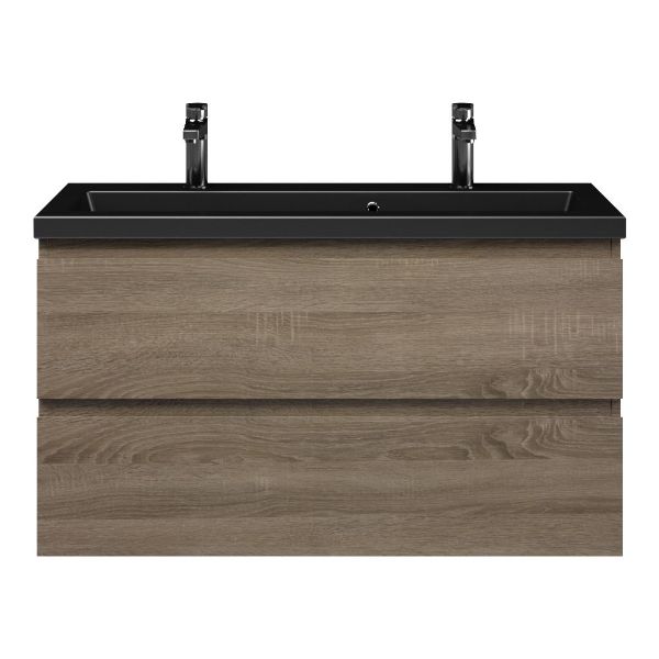 Secca badmeubel 100 cm donker eiken