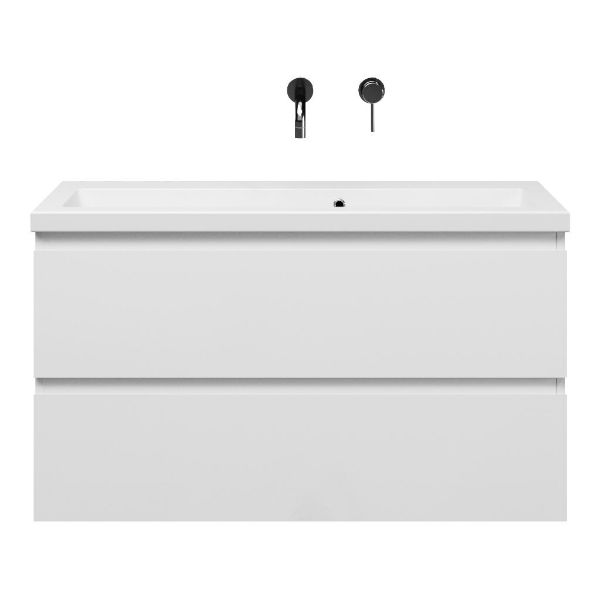 Secca badmeubel 100 cm wit hoogglans