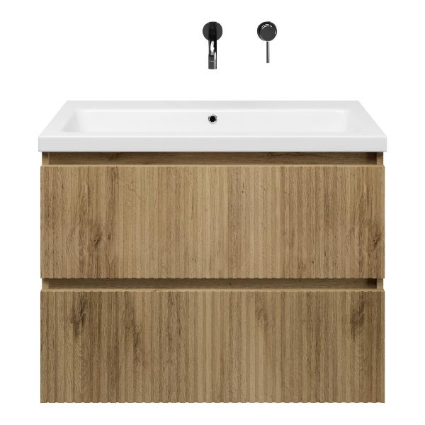 Silvan badmeubel 80 cm warm eiken