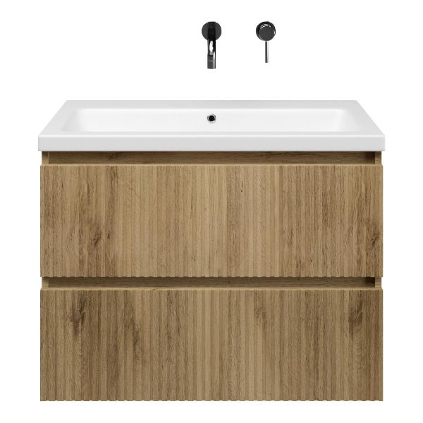 Silvan badmeubel 80 cm warm eiken