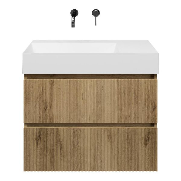 Silvan badmeubel 80 cm warm eiken