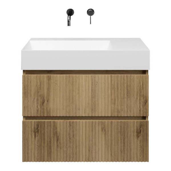 Silvan badmeubel 80 cm warm eiken