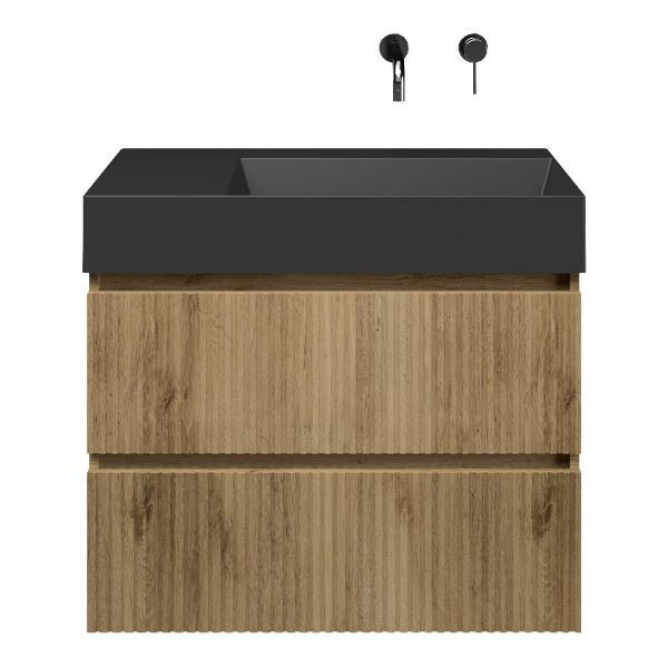 Silvan badmeubel 80 cm warm eiken
