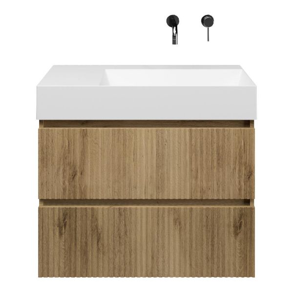 Silvan badmeubel 80 cm warm eiken