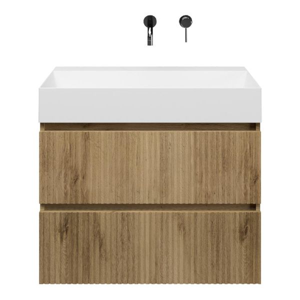 Silvan badmeubel 80 cm warm eiken