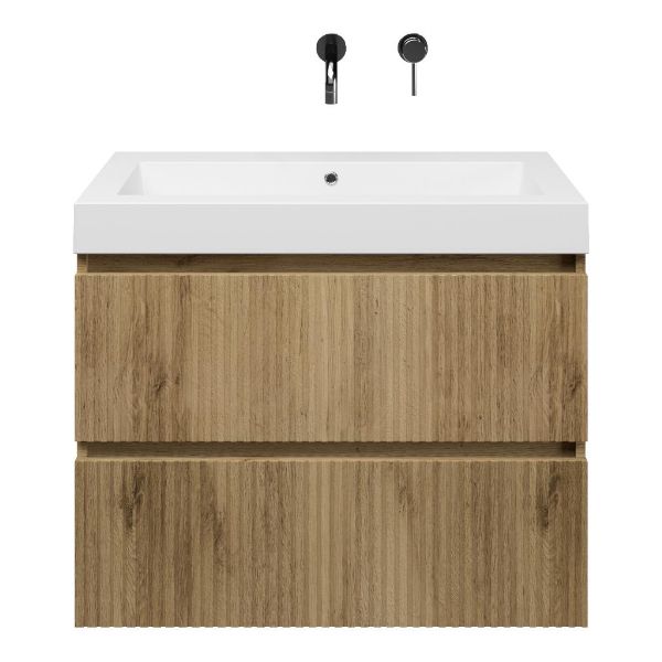 Silvan badmeubel 80 cm warm eiken